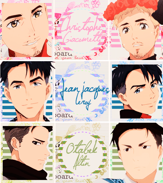vvictor:Yuri!!! On Ice Male Figure Skaters!