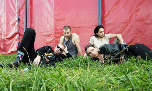 Wolf Alice backstage at Reading by Christian Sinibaldi for the Guardian