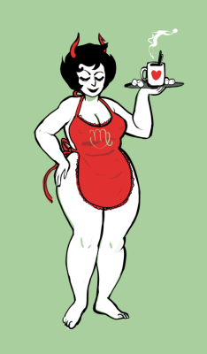 chazzerporn:  surrender to voluptuous naked apron kanaya. the ultimate wife