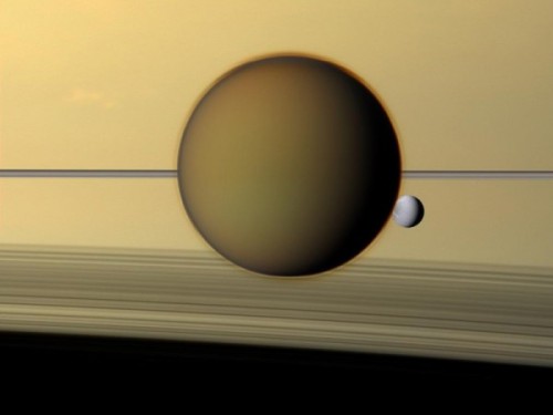 thenewenlightenmentage: Did Several Moons Collide to Make Saturn’s Titan? “The Origin of