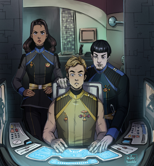 leifor:Time to post drawings I did for Star Trek: Mirror (aka that one time I’ve accidentally wrote 