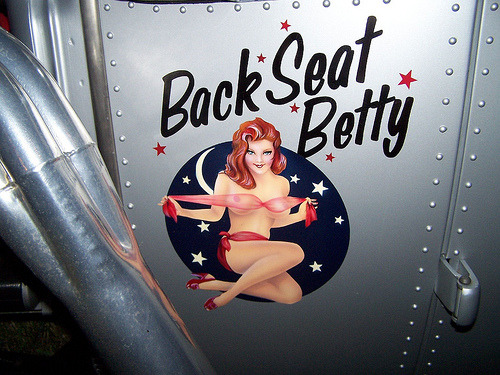 eyeswithwhichtosee:  Nose art and cabin art, porn pictures