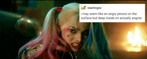 weirdfluffyunicornpig:  Harley Quinn   text posts part 2