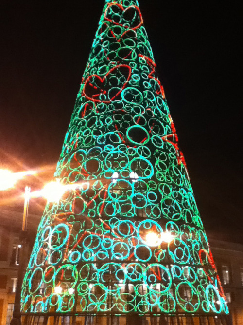 Christmas in Madrid, Spain.