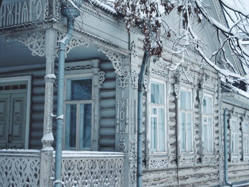 paxrussica:Traditional Russian house in Vologda