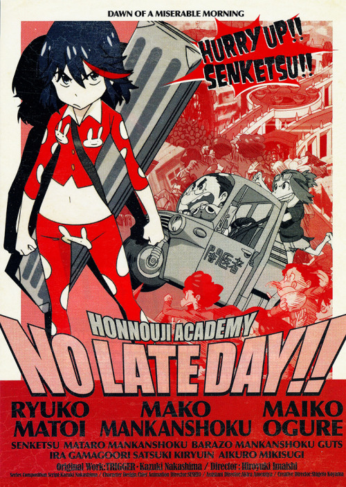 XXX h0saki:  The story of Kill la Kill told in photo