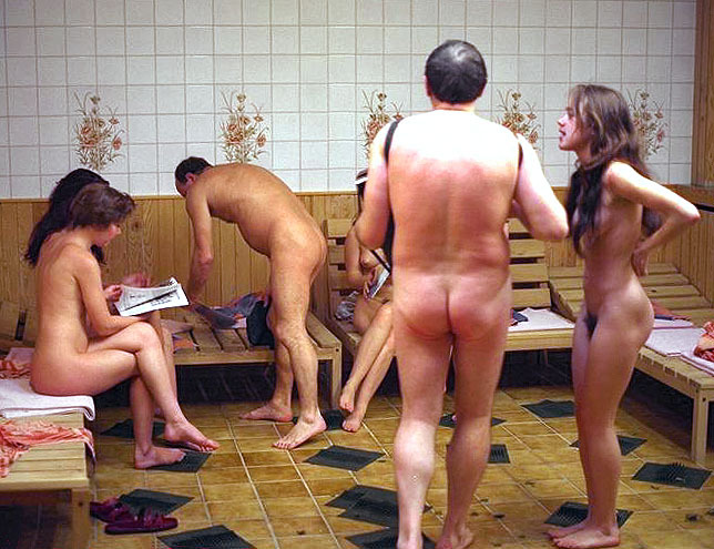 corpas1:  Nudist lifestyle in winter time – naked fun in the sauna!  A wonderful