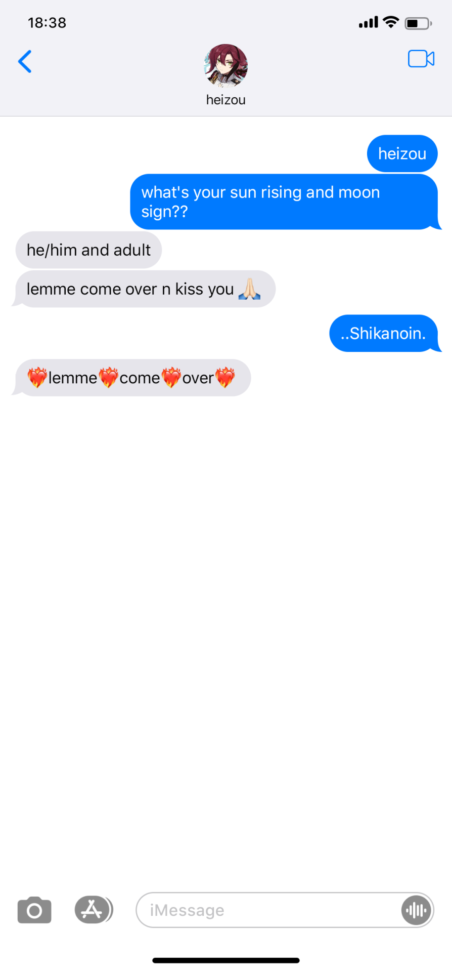 RANDOM TEXTS WITH THEM (1) Genshin Impact