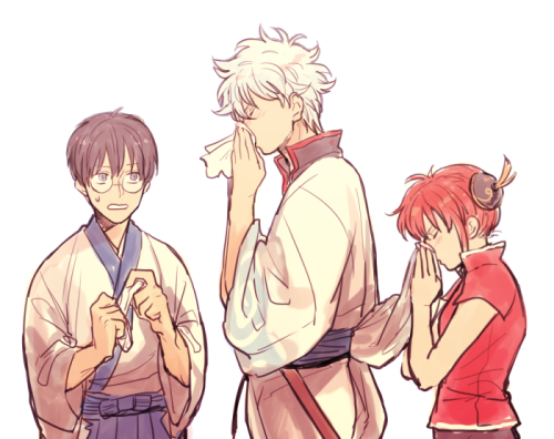 aryzaryz:  The thing i probably like the best about gintama is the Yorozuya-family, they are mean, they are rude, they bicker but at the same time they are extremely loyal and would never abandon each other, they would sacrifice themselves and  be there