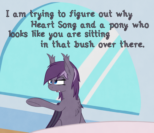 askheartandviolet:  [Heart Song]: “Ohhhh, bat burn!”   >w<!