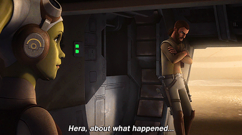 The First Time Hera And Kanan Kiss Onscreen, Or The Last Time The Ghost Crew Are All Together In One