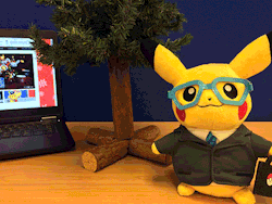 pokemon:  Intern Pikachu went a little overboard with the holiday decorations…