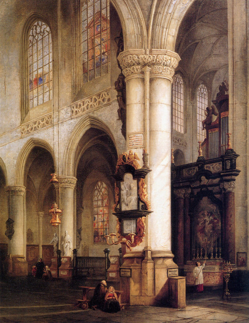 alex-aki-art:  19th century realism. The Netherlands. Johannes Bosboom (1817-1891) 