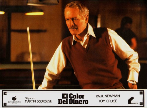 The Color of Money, Spanish lobby card. Spanish theatrical release 1987 Submitted by videorecord