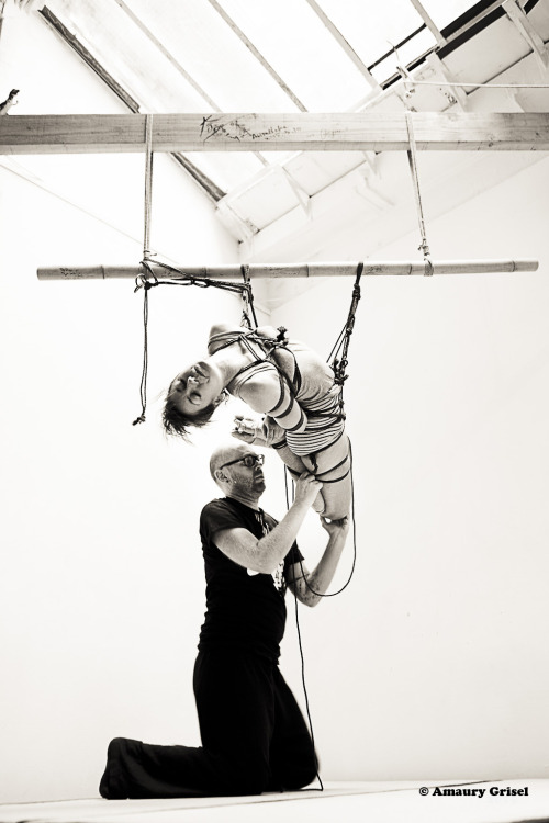 amaury-grisel-shibari: practicing with Melle F. Kinbaku : Amaury Grisel Photography : Guillaume Goda