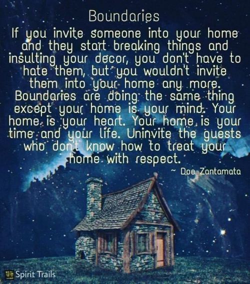 Boundaries