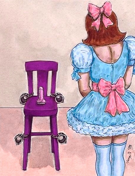 helplesslyregressed:Good girls only have to look at the time-out chair for five minutes a day to rem
