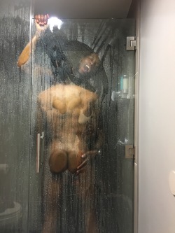 kenzeltuff:  SHOWER TIME 💦💦  Facebook: kenzel tuff iG: kenzeltuff_ Snapchat:kenzeltuff