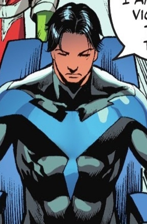 Robin Watching: 2393/∞ Dick Grayson as Nightwing (Unmasked)Image Source Titans United #4 by Jo