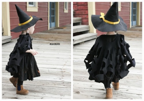 halloweencrafts:DIY Witch Hat and Cape Tutorial from Delia Creates.DIY Witch Hat Tutorial here. This