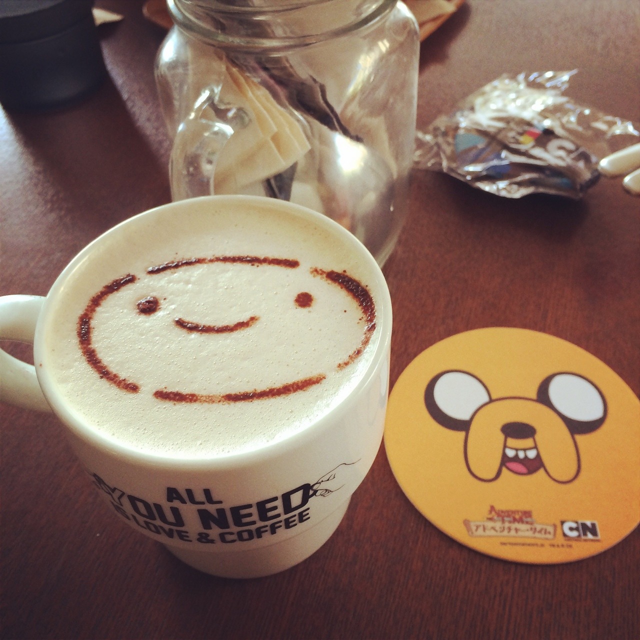fangcovenly:  hiyolion-at:  Adventure Time Cafe!!!! In Japan, Daikanyama(代官山)