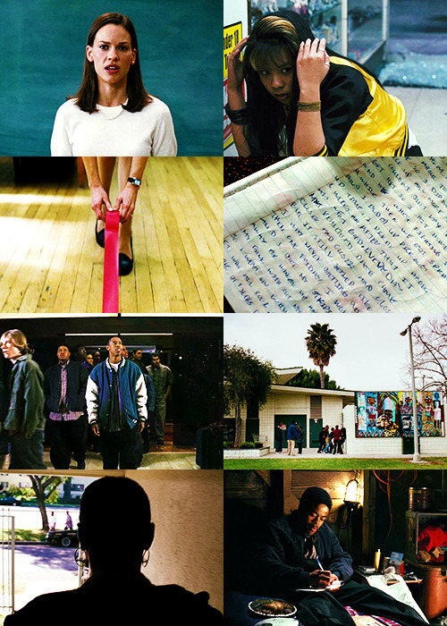 (035) → Freedom Writers (2007)  director: Richard LaGravenesestarring: Hilary Swank, 