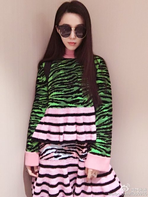 fyfanbingbing: Fan BingBing in KENZO x H&amp;M