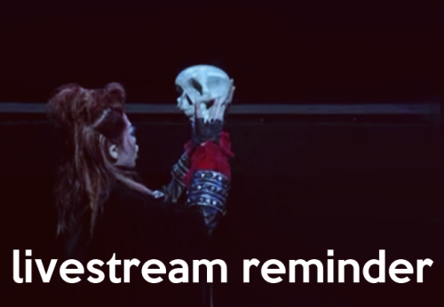 eighttwotwopointthreethree: quick reminder that i will be streaming takarazuka’s hamlet!!