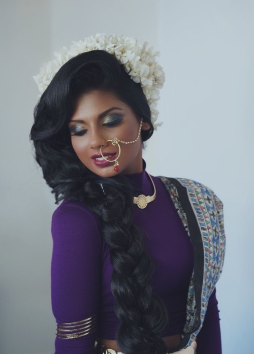 ravbbeautyconcepts:  ravbbeauty: The Monochromatic Bride    Hair & Makeup: Rav Brar  Photo/Styling: Kaashni Brar    Model: Priyanka G. _______________________ www.ravbbeautyconcepts.com Facebook/Instagram: Rav B Beauty Concepts Twitter: @Rav_Brar