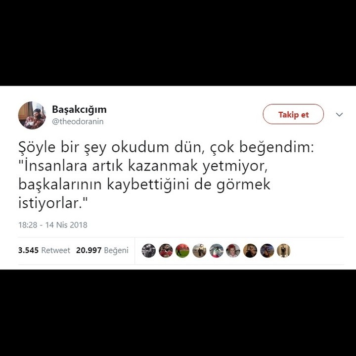 Şöyle bir şey okudum...