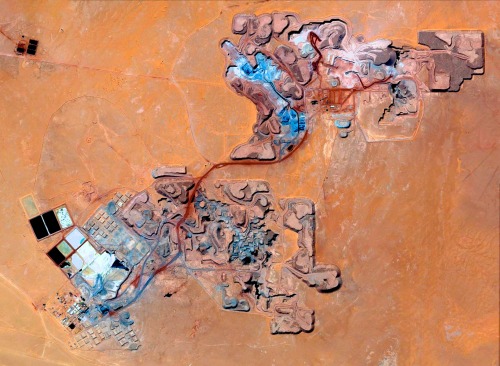 dailyoverview - Uranium mine in Arlit, Niger. French nuclear...