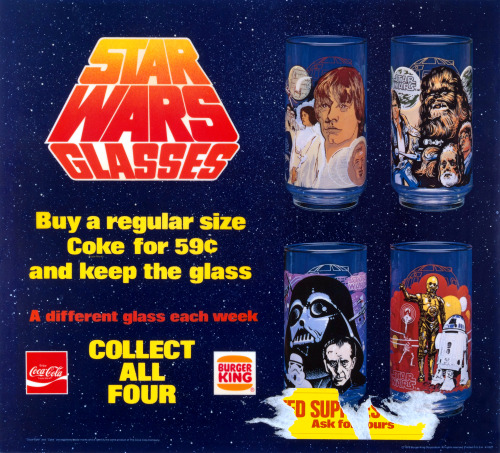 In Search of Glasses: Collecting Vintage Burger King Star Wars Glasses -  RetroZap!