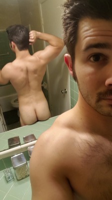 brkmyfa11:  datguyassdoe:  Sexy bottom giving out mustache rides.  I mustache you a question. Can I put it in your butt?