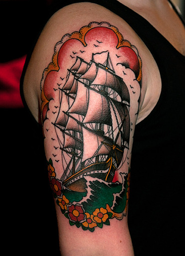 fuckyeahtattoos:  Done by Zooki, Bright Side Tattoo, Copenhagen.