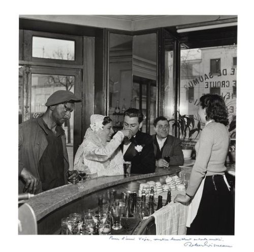 Robert Doisneau, Café Noir et Blanc, Chez Gégène, avenue Galliéni, Joinville-le-Pont, 1948 Nudes &amp; Noises  