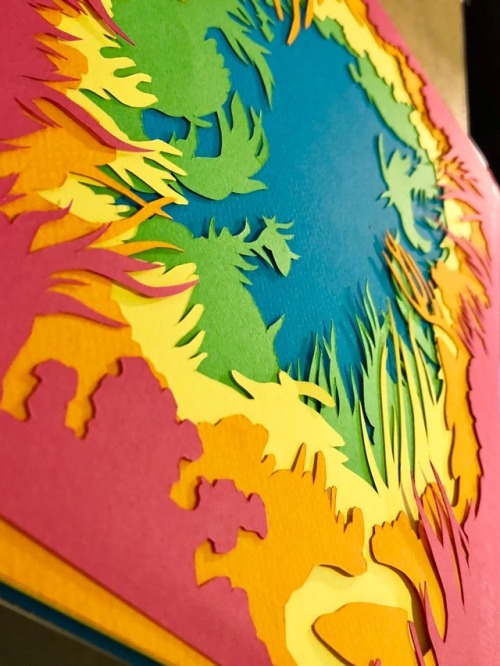 WIP Paper Cut-out Illustration