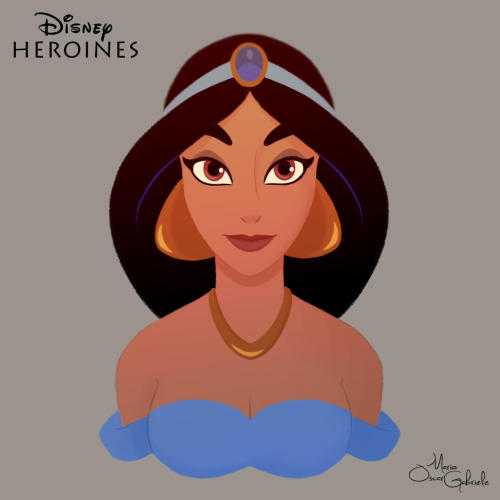 Disney Heroines by MarioOscarGabriele