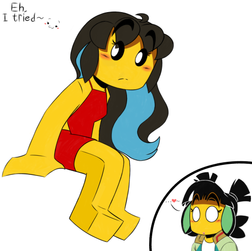 Here Folks, Have A Drawing Of Blushing Mei And Ay, 'cause I'm Off To Play Some Resident Evil.. And Drink