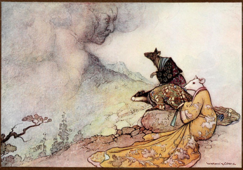 Warwick Goble (1862-1943), “Green Willow and other Japanese Fairy Tales” by Grace James,