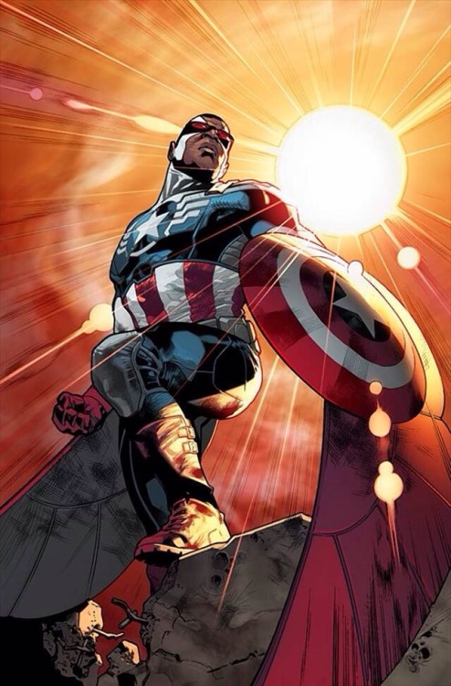 deantrippe:projectrooftop:Stuart Immonen shows us Sam Wilson as the new Captain America!First though