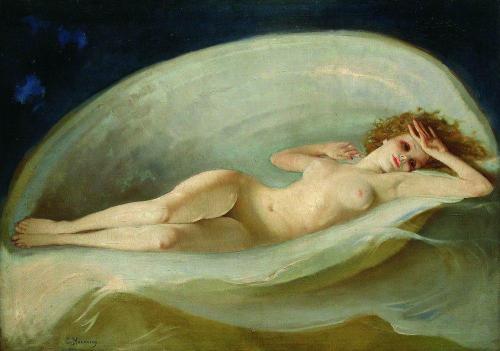 artist-kmakovsky:Venus Birth, 1910, Konstantin Makovsky