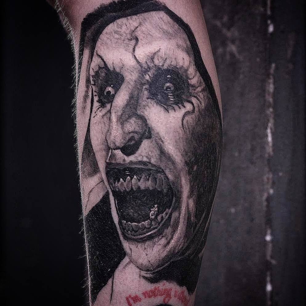 The Conjuring Universe on Twitter Another fan got a Nun tattoo This  ones sooo dope TheConjuring2 httpstco6KREcsu76v  Twitter