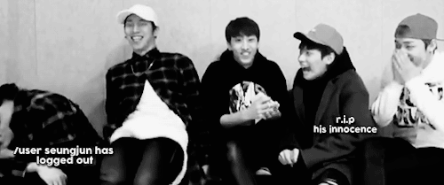 knksubs: heejun:  tag yourselves i’m heejun  I’m Jihun, still peeking to see what happen