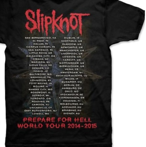 Heres a shirt i wish i would have grabbed at the recent slipknot shows……