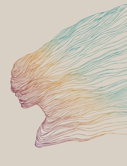 lesstalkmoreillustration:   FADE Art Print By Huebucket On Society6   *More Things &amp; Stuff    