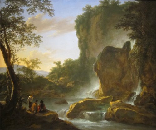 Italianate Landscape with an Artist Sketching from Nature, Jan Dirksz. Both, ca. 1645-50Happy Earth 