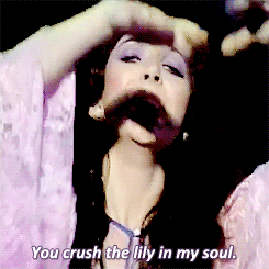 our-young-cathy-bush:Touch me. Hold me. Try to fall for me. 