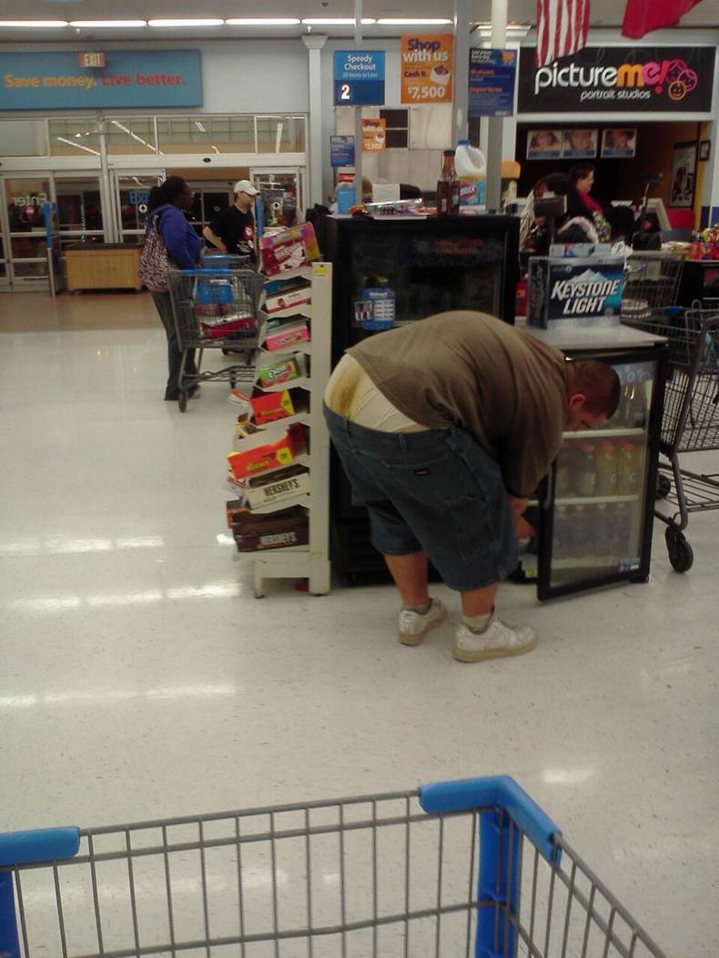 People at walmart