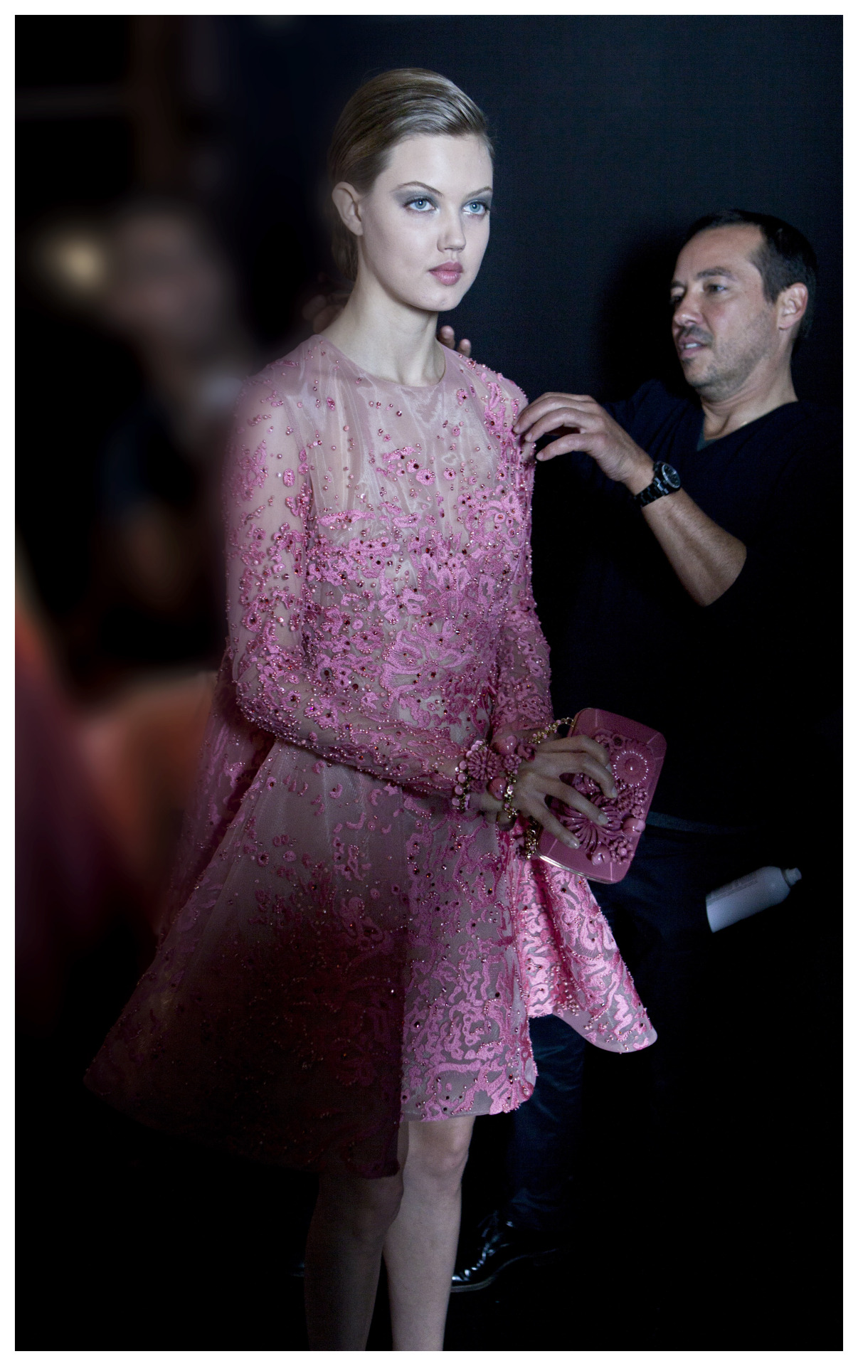 eliesaab:  Backstage, the message was clear that the show was about to take place