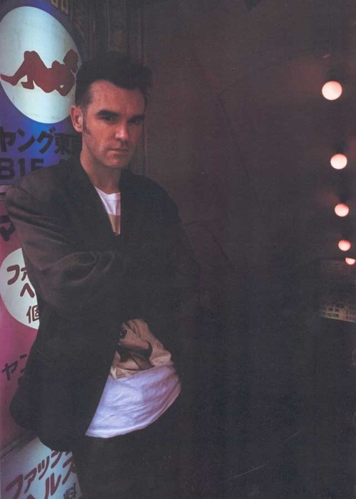 death-of-a-discodancer:  Morrissey in Japan, 1991. Photographed by Kevin Cummins.
